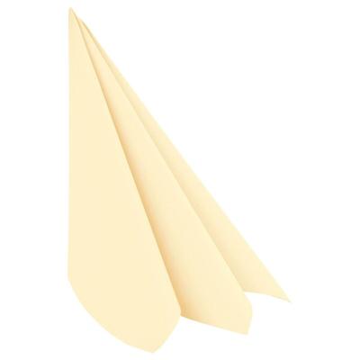VEPATIM 50x Servietten Airlaid 40x40cm 1/4 -Falz stoffähnlich hochw. champagner