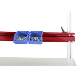 Manuflex ZB8251.3003 Boxenträgerschiene für CANTOLAB und ALU in Rubinrot RAL 3003, BxTxH = 996 x 2 x 100 mm