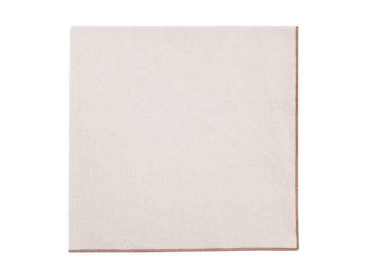blomus Serviette en lin Lineo 42 x 42 cm Moonbeam-mocha mousse