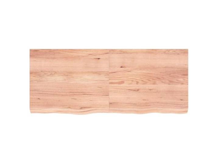 Tischplatte, Hellbraun, 120x50x(2-6) cm, Eiche Massivholz Eiche Massivholz, Klappscharnier, lackiert, randvoll, handgefertigt