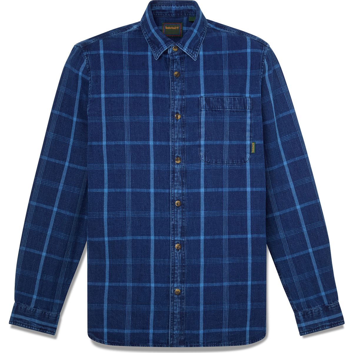 Timberland Mens Indigo Check Shirt (regular) mood indigo yd XL TBC0YH81AIK1-XL