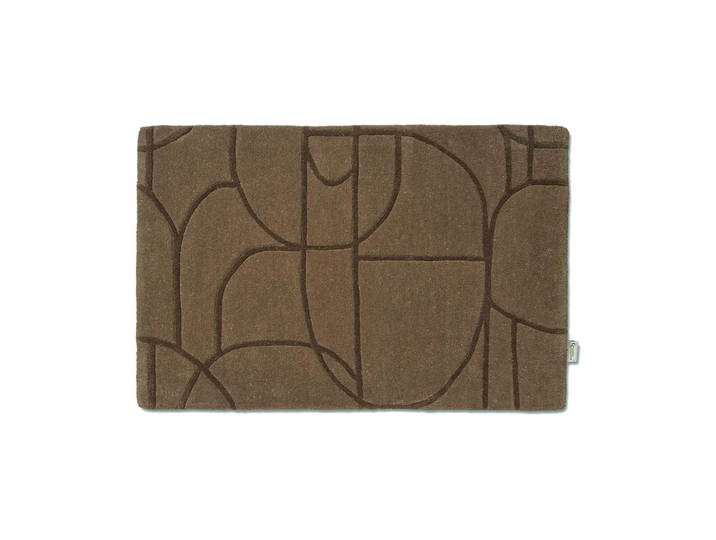 Classic Collection Paillasson Modern Abstract 60x90 cm Marron