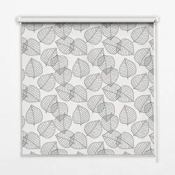 INNENROLLO - Fensterrollo - Rollo - 80x180 cm - Gezeichnete Blätter