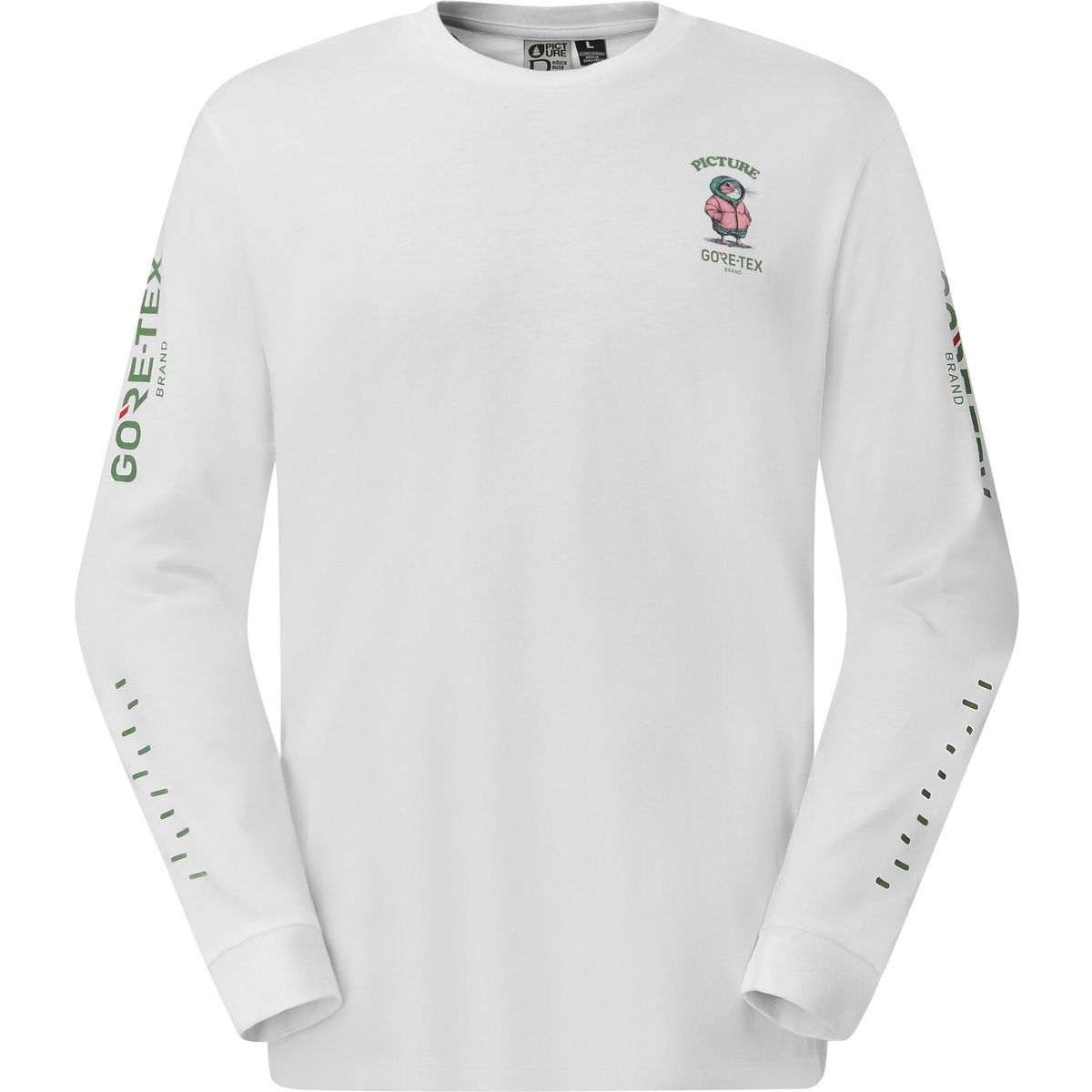 Picture X GTX LS Tee (B) L MTS1378BWhiteL