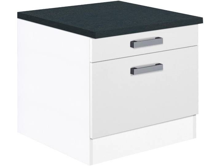 Unterschrank OPTIFIT Elm , weiss (weiß, weiß), B:60cm H:56,8cm T:60cm, Schränke, Unterschrank, für Waschmaschine oder Trockner, Breite 60 cm