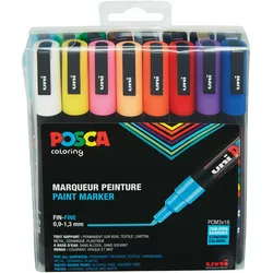 Posca, Marker, Filzstift PC-3M 16er Set (16x)