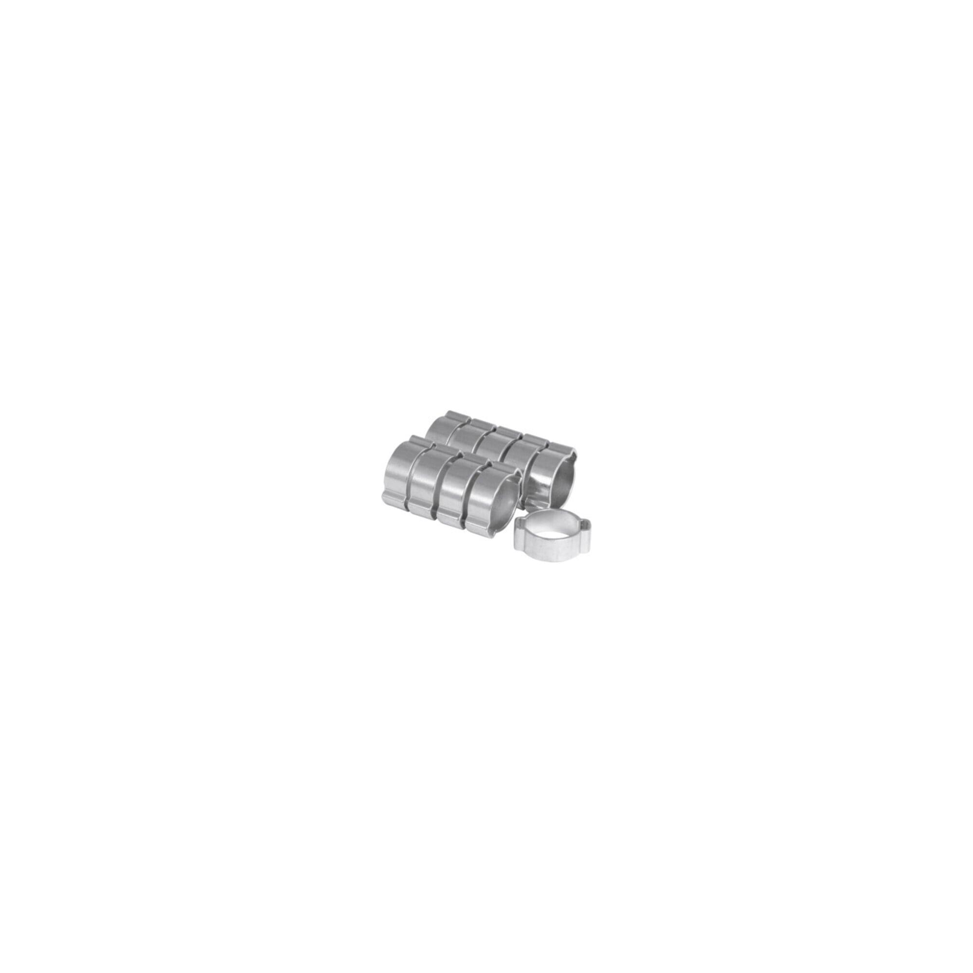 RIEGLER 2-Ohr-Schlauchklemme Stahl verzinkt 7-9 mm Bandbreite 6,0 mm (142957)