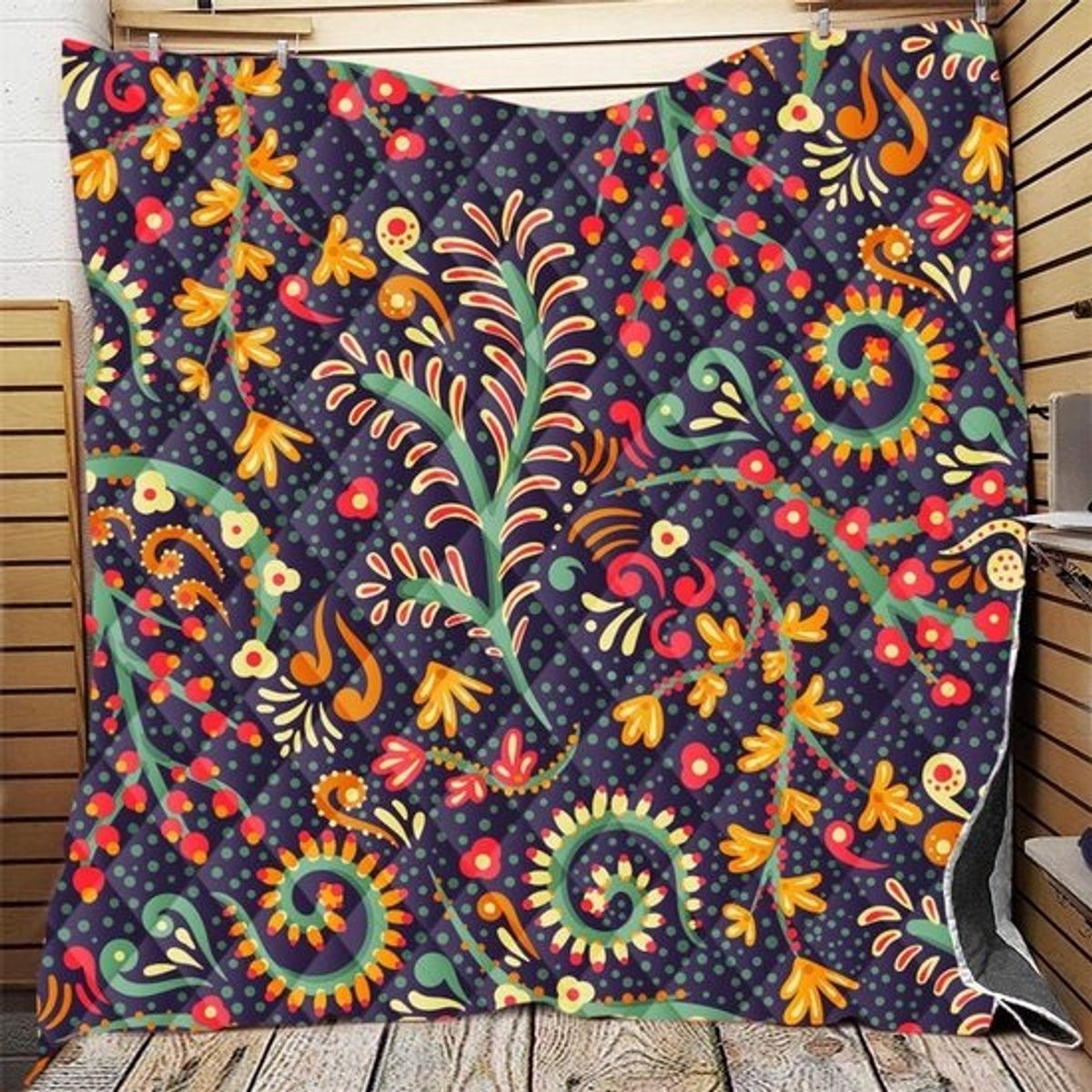 Lichte Bedsprei Quilt met 3D Bloemdessin voor Volwassenen