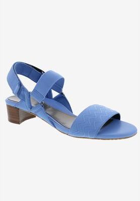 Women's Virtual Sandal by Ros Hommerson in Blue Elastic (Size 7 1/2 M)