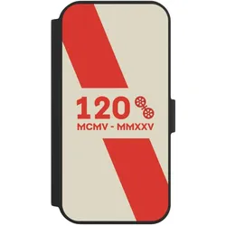 Nivocase Klapphülle für Apple iPhone 15 Handyhülle aus Kunst Leder NIVOflip schwarz 1. FSV Mainz 05 E.V. (Apple iPhone 15), Smartphone Hülle, Schwarz