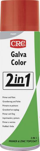 CRC 20566-AD GALVACOLOR Korrosionsschutz-Lack mit Zweifach-Wirkung Feuerrot RAL 3000 500ml