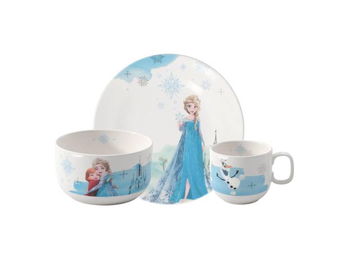 Villeroy & Boch Kindergeschirrset, Mehrfarbig, Keramik, 3-teilig, schadstofffrei, Geschirr, Geschirrserien