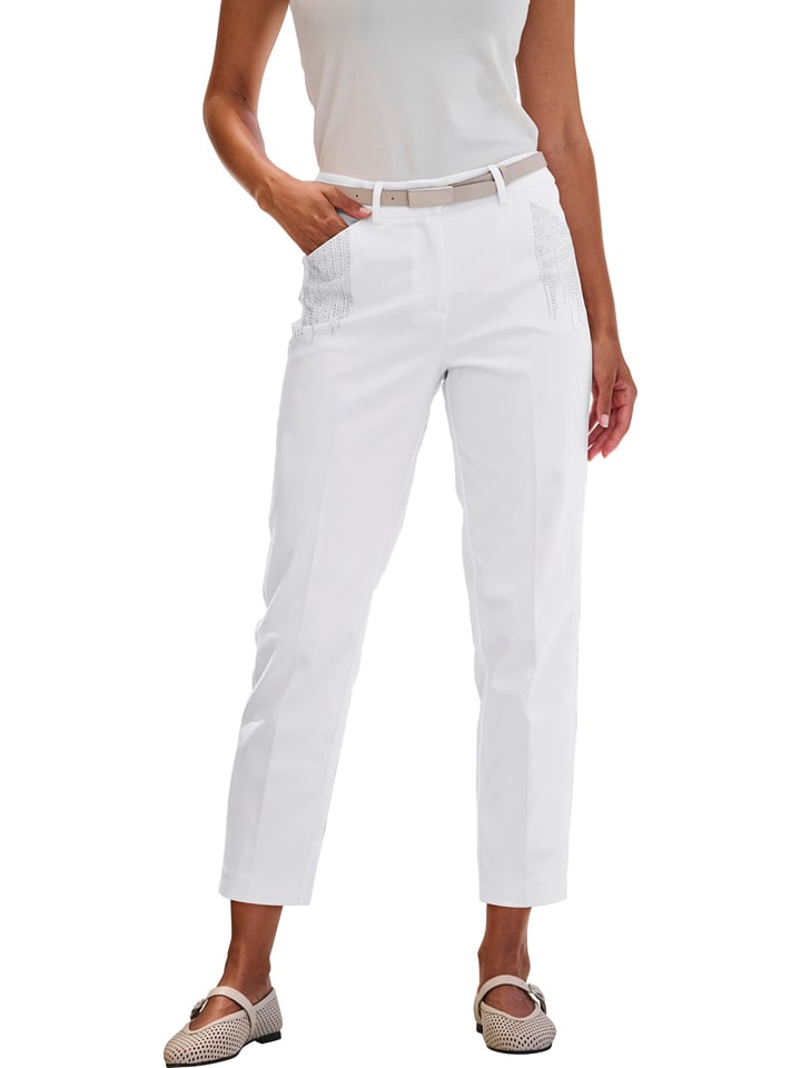 Heine Hose in Creme - 40