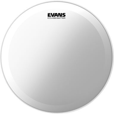 Evans "18" EQ3 Bass Drum Frosted"