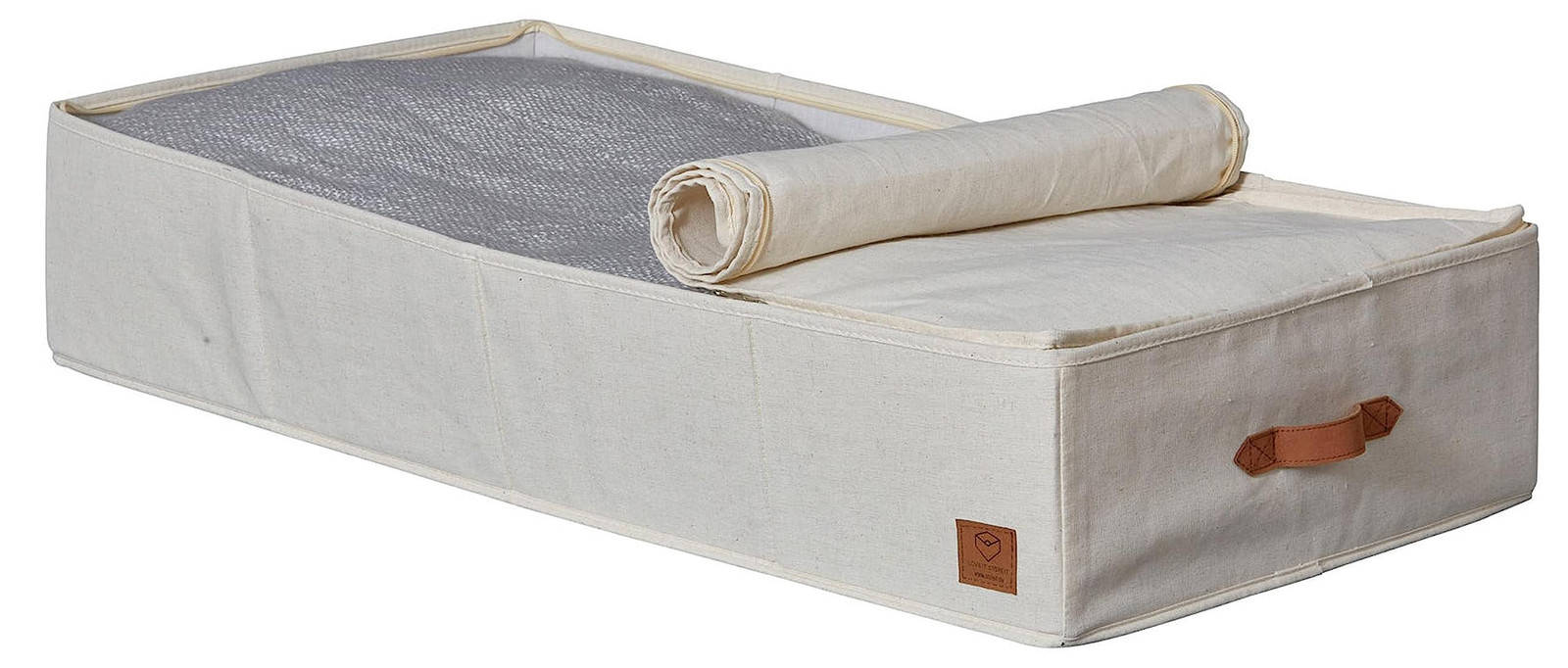 Store It onderbedopbergzak - Beige - Opvouwbaar met handvatten