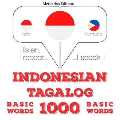 1000 essential words in Tagalog - JM Gardner, Audio, 9782821146402