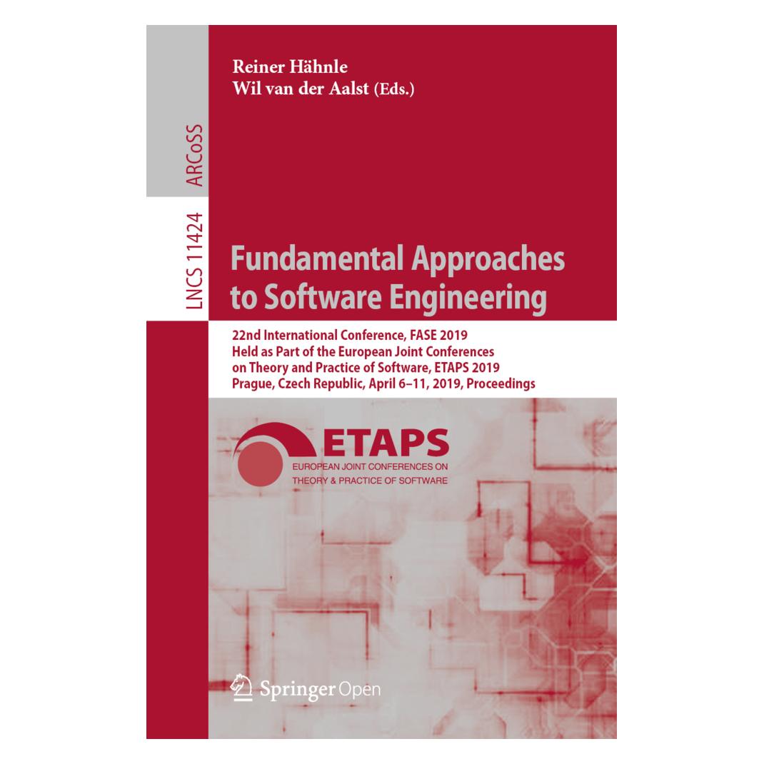Springer Fundamental Approaches to Software Engineering (Englisch, Softcover, Reiner Hähnle, Wil van der Aalst) (56056791)