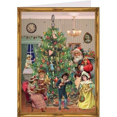 Adventskalender 'Postkarte Unterm Weihnachtsbaum'