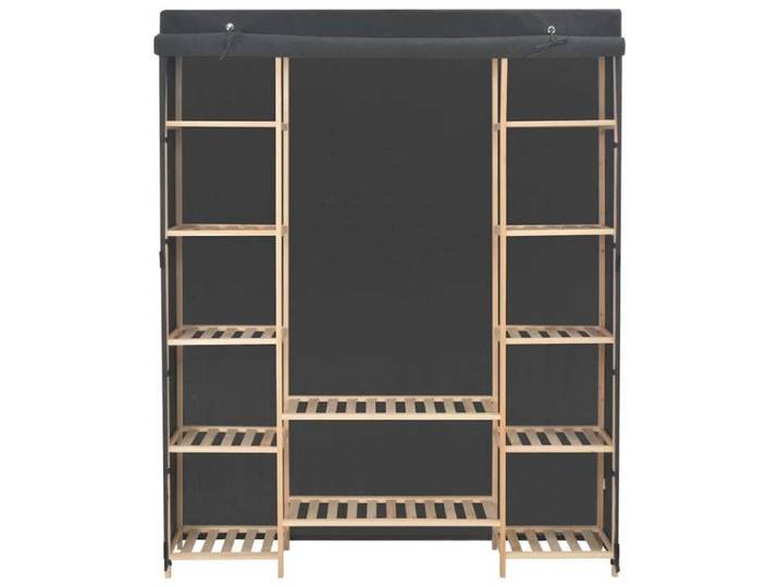 Promotion avril *Gris Garde-robe - PARAJIE - design Élégant - Pour chambre - Gris 135x40x170cm Tissu_396222