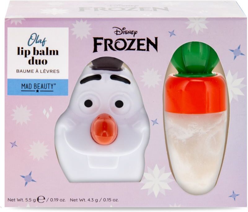 Mad Beauty Frozen Olaf lip balm double