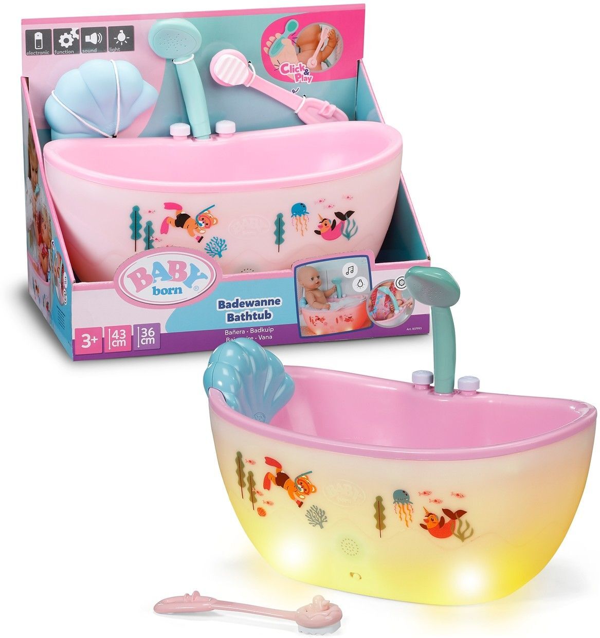 Zapf Creation: Baby Born - Bathtub (837993)