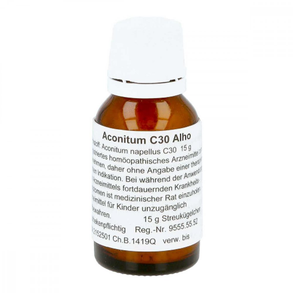 Alhopharm Arzneimittel GmbH Aconitum C30 Globuli 02152501