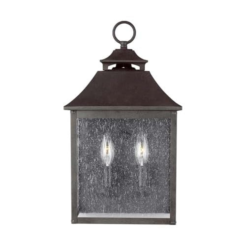 Feiss Galena LED Buitenmuurlantaarn Sable - IP44