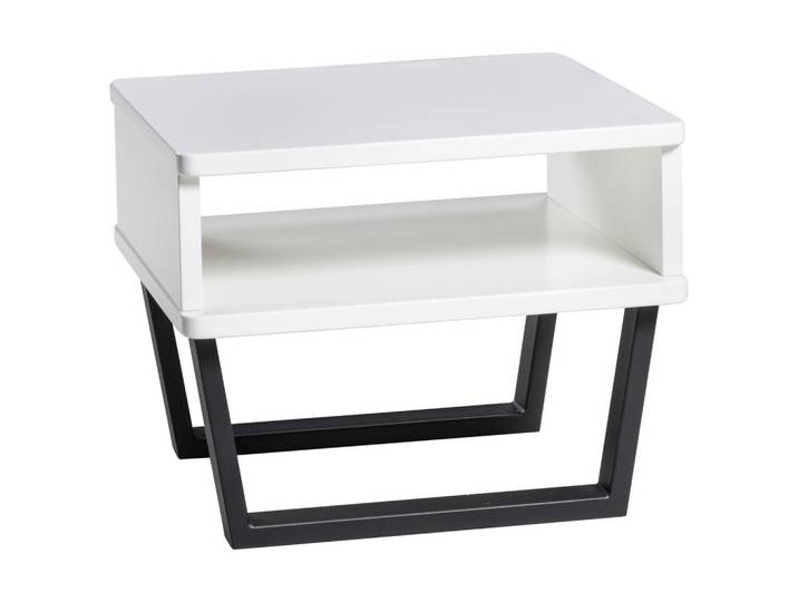 Nachtschrank, Weiß, 48x36x38 cm, Buche, Typenauswahl, Modern, Hasena