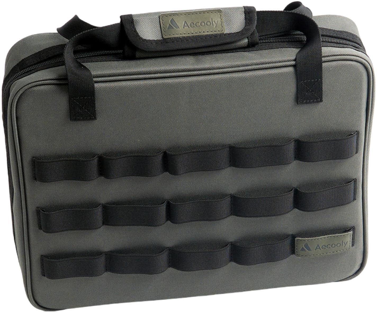 Multitool 4SMARTS "Outdoor SnapKit Set Elements", grau, Aluminium, Polycarbonat (PC), Multifunktionswerkzeuge, Multitool grau Einheitsgröße
