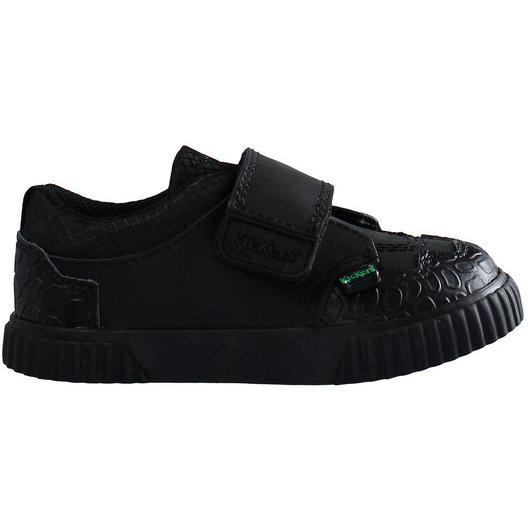Kickers Lage Kinderen Zwarte Schoenen