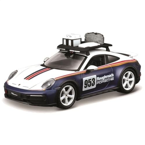 Bburago Porsche 911 Dakar Modelauto Schaal 1:24 Diecast met Open Deuren