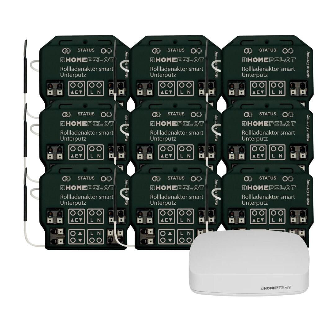 Homepilot Starter Set Smarte Beschattung . 9 Aktoren smart