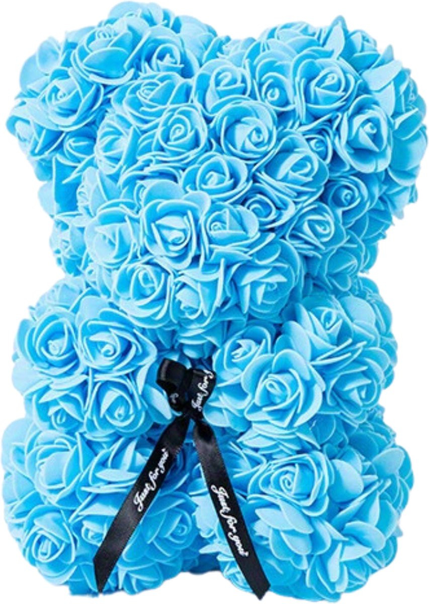 Zwarte Rose Bear Teddy Rozen Beertje Valentijn Cadeau
