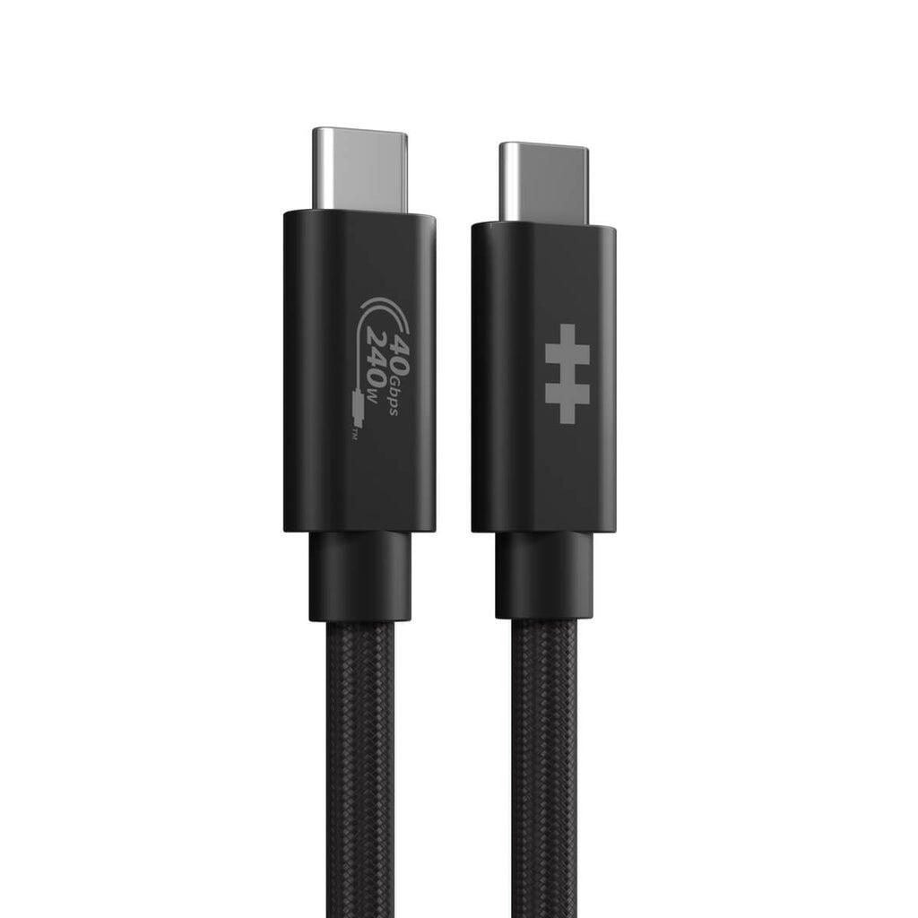 Hyper® HyperDrive Next USB4 Typ-C Performance Kabel (1.2m/4ft) - Schwarz HD6500BKGL