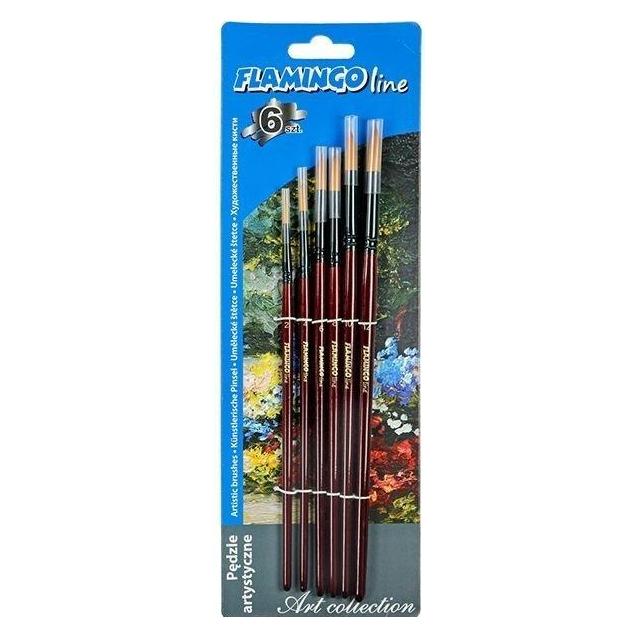 Titanum Flamingo-Kunstpinsel, 6 Stück (47595054)