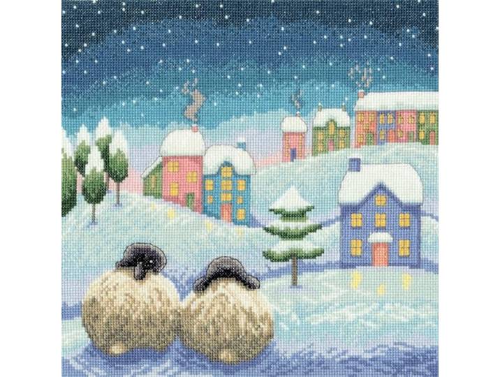 Bothy Threads Tellende kruissteekkit - Er is sneeuw plaats zoals thuis