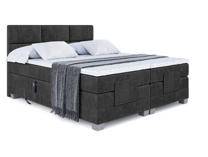 Elektrisches Boxspringbett PROT EL 140x200 cm Schwarz - Casablanca 2316