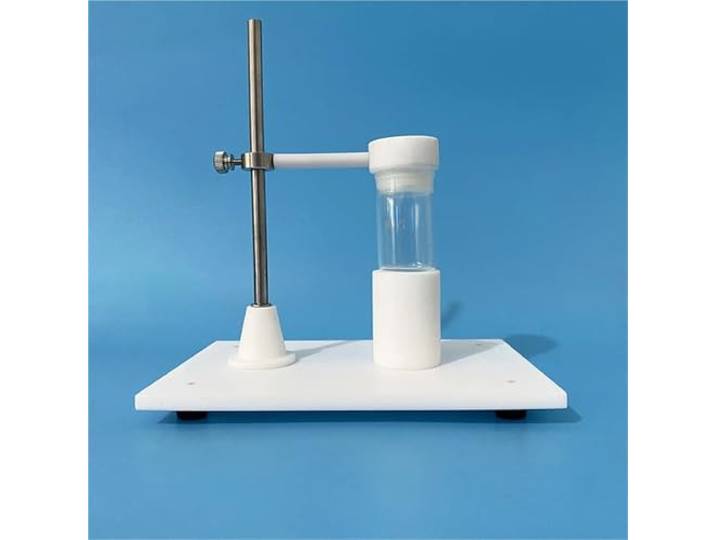 Elektrodenständer 25 ml Elektrolytzelle Stabiler PTFE-Elektrodenhalter mit 25x40mm Becher, Digitalanzeige