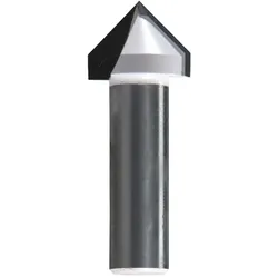 Makita V-Nutfräser Ø 12 mm Schaft - Ø 19 mm Fräser - 57 mm Gesamtlänge - 90° Winkel - D-47949