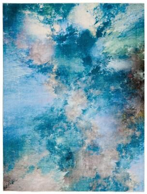 Nourison Le Reve Seafoam Blue Area Rug