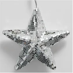 Boltze Home Disco (20 cm), Spiegelkugel, Silber