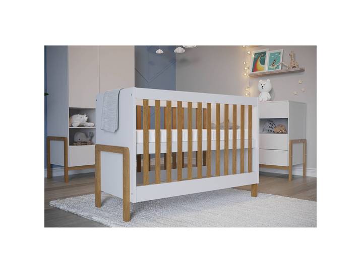 Babybett 60 x 120cm Weiß