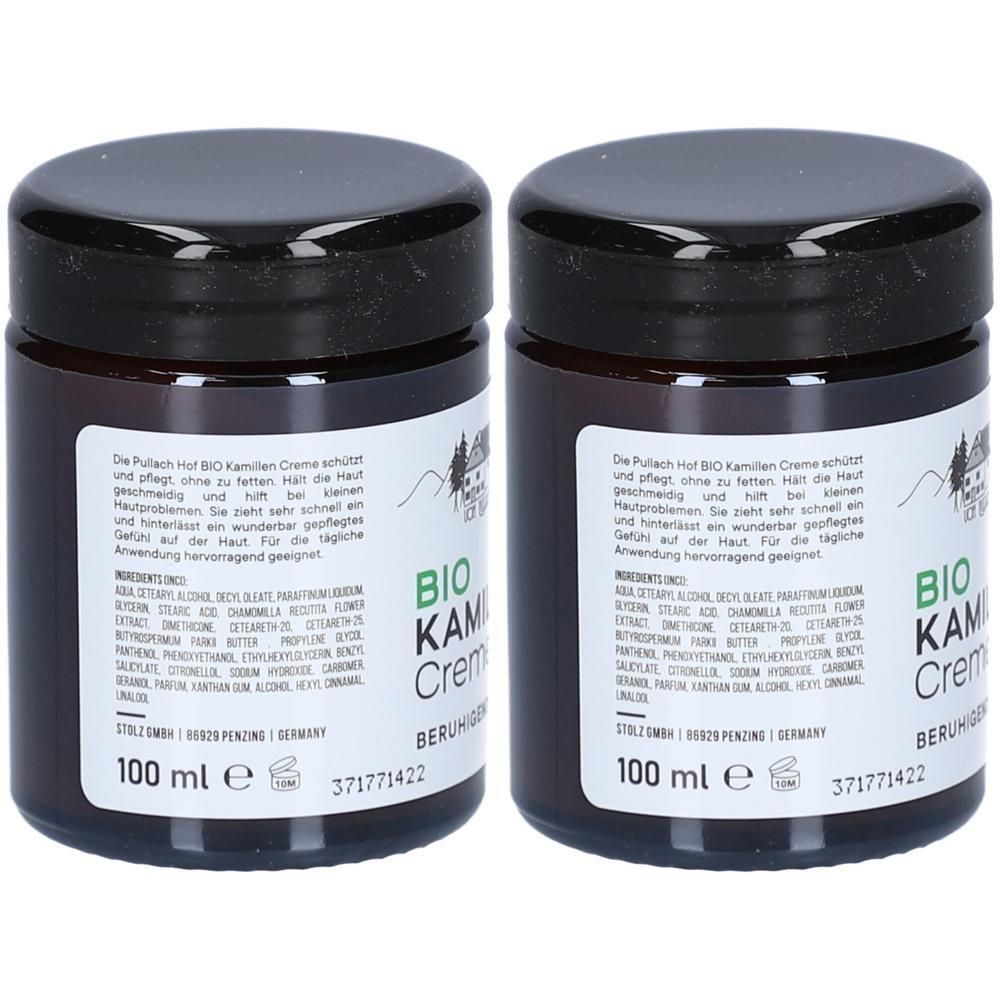 BIO Kamillen Creme Pullach Hof 2x 2x100 ml