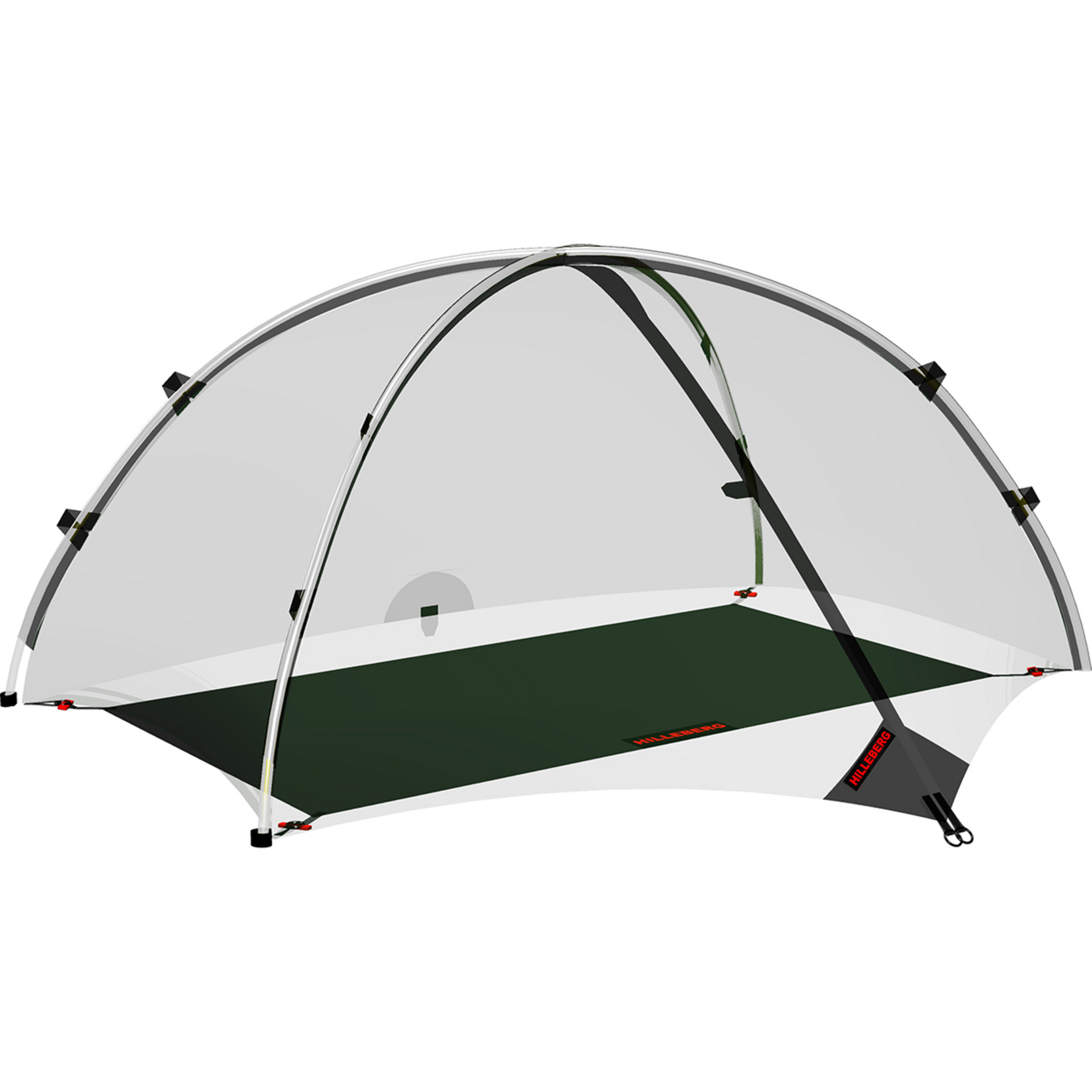 Hilleberg Niak Zeltunterlage Zeltunterlagen schwarz Camping