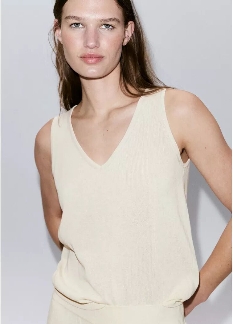 Mango - Top, für Damen, Staub, Größe XS