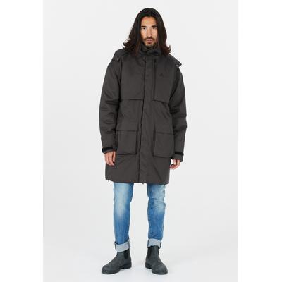 Parka WHISTLER "Mombay", Herren, Gr. XL, grau (dunkelgrau), 100% Polyester, unifarben, lang, Rundhals, Jacken Parka, mit wasserabweisender und langlebiger DWR-Membran