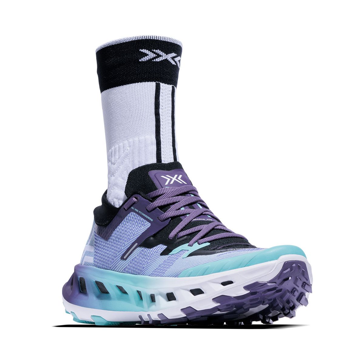 X-Bionic Terraskin X02 aqua/deep purple (E420) 10.5 TS-TS02S25U-E420-105