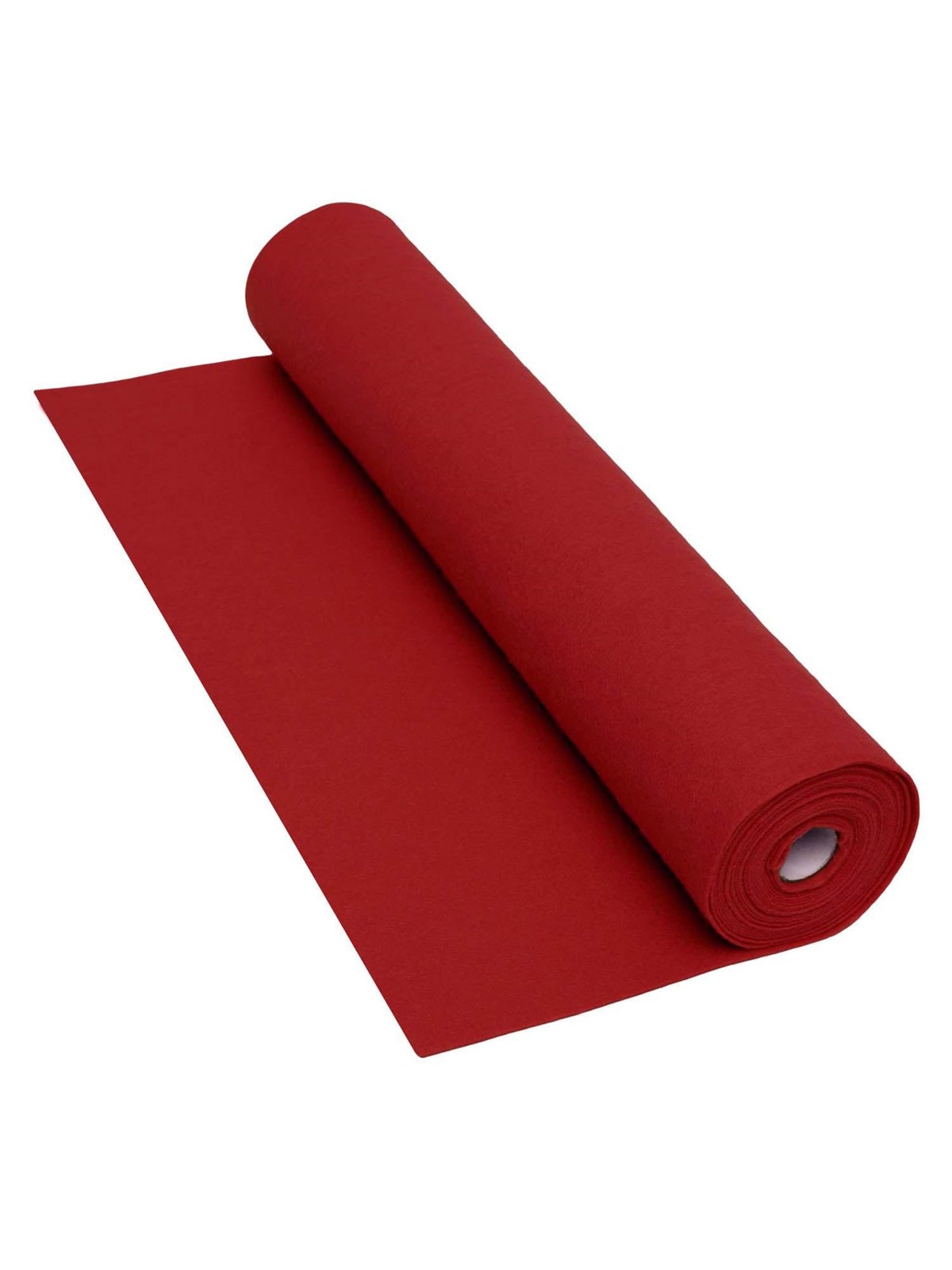 Colorations - Red Felt Roll - 160gsm 5m x 45cm