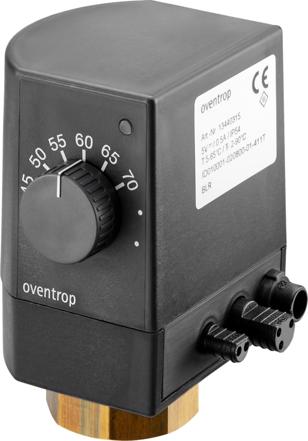 Actionneur Oventrop 1344491 pour Regudis W-HTE, pièce de rechange, régulation intégrée de la température de l'eau potable