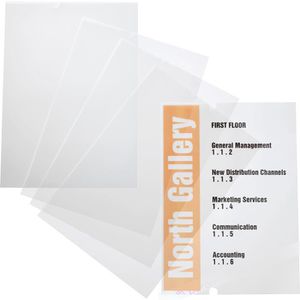Durable 483519 Crystal Sign Einsteckschilder 210x297, 10 Stück